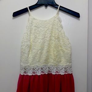 Junior Lace top party dress